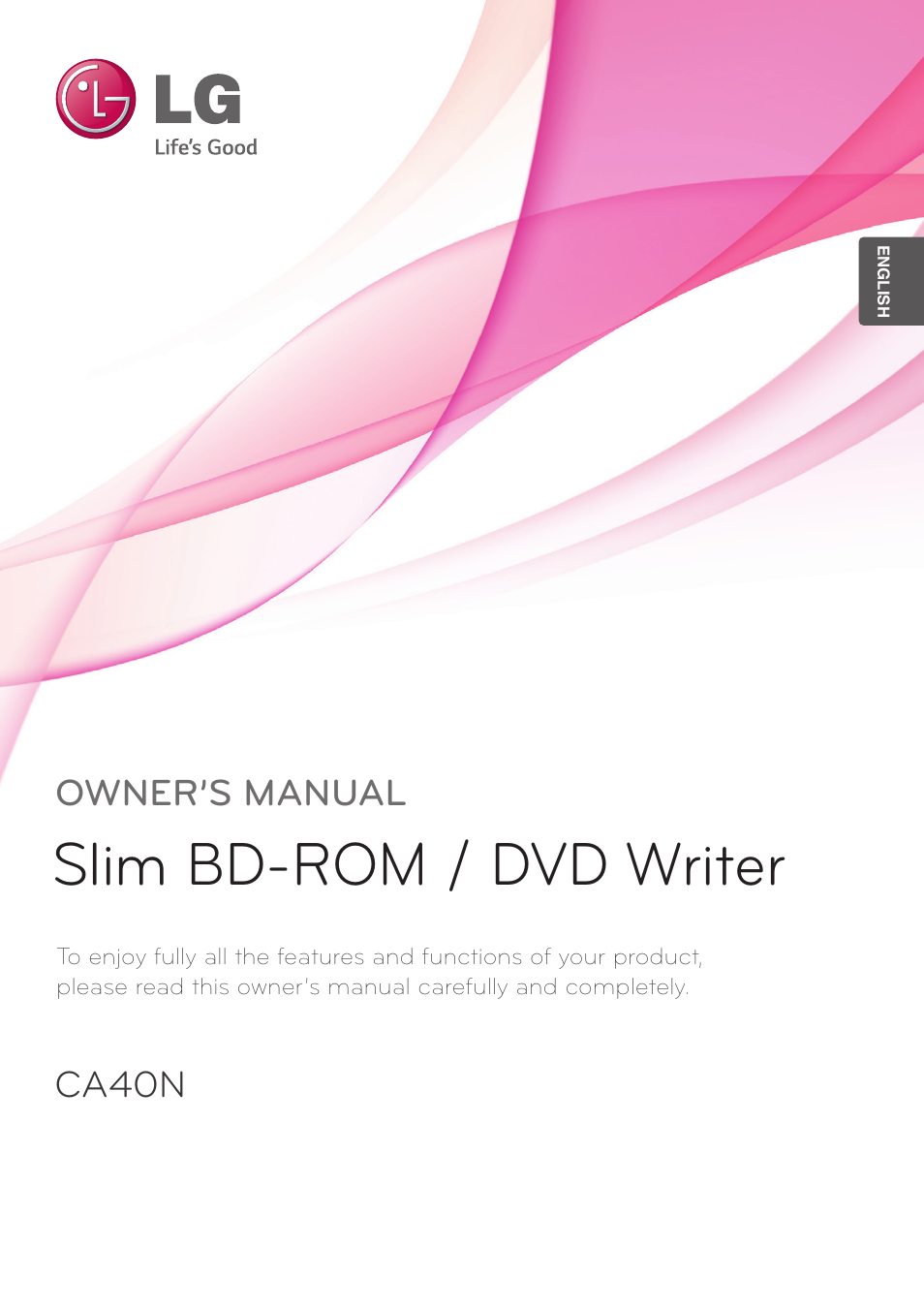 LG CA40N User Manual | 12 pages