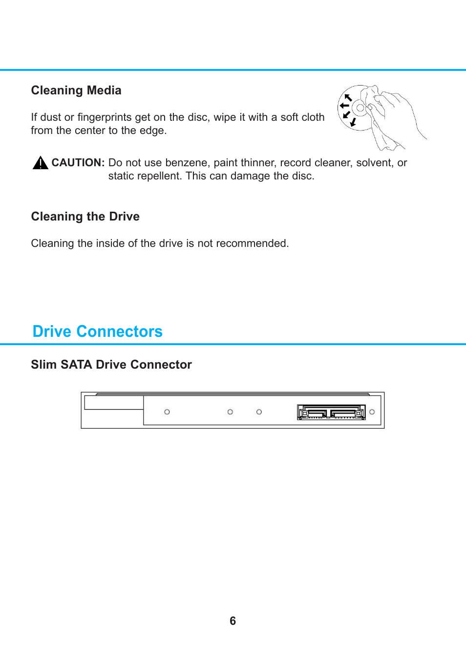 Drive connectors | LG CA40N User Manual | Page 7 / 12