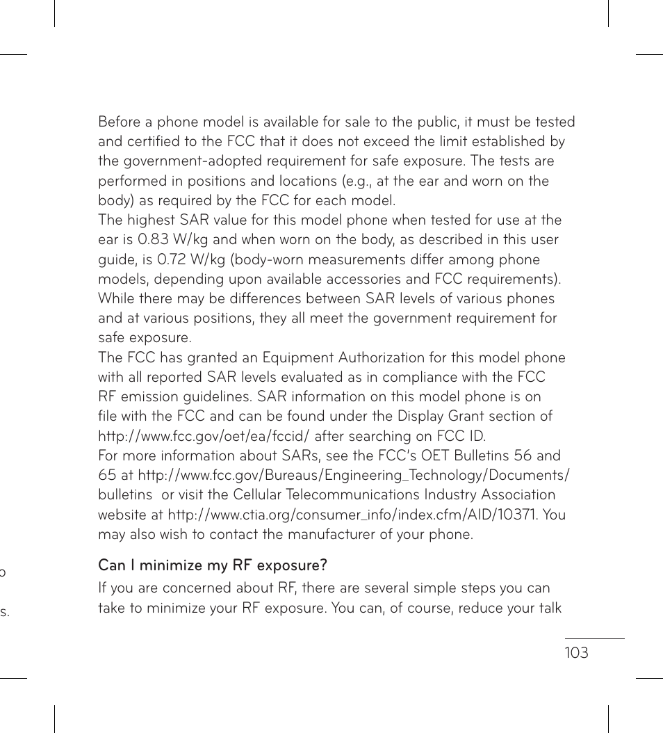 LG LGP999 User Manual | Page 105 / 274