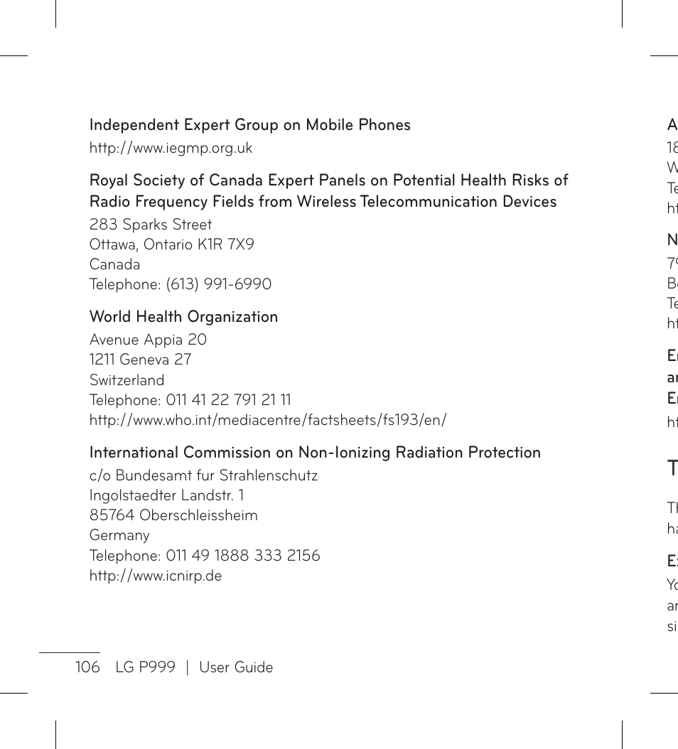 LG LGP999 User Manual | Page 108 / 274