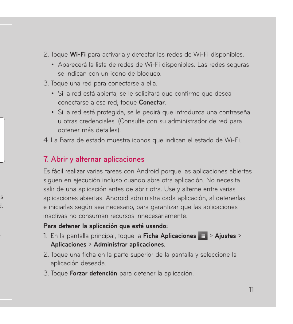 Abrir y alternar aplicaciones | LG LGP999 User Manual | Page 139 / 274