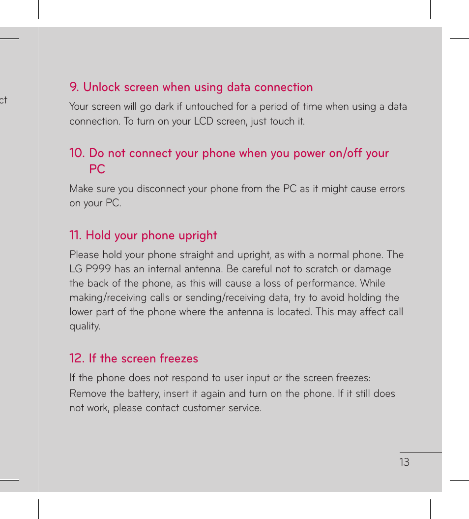 LG LGP999 User Manual | Page 15 / 274