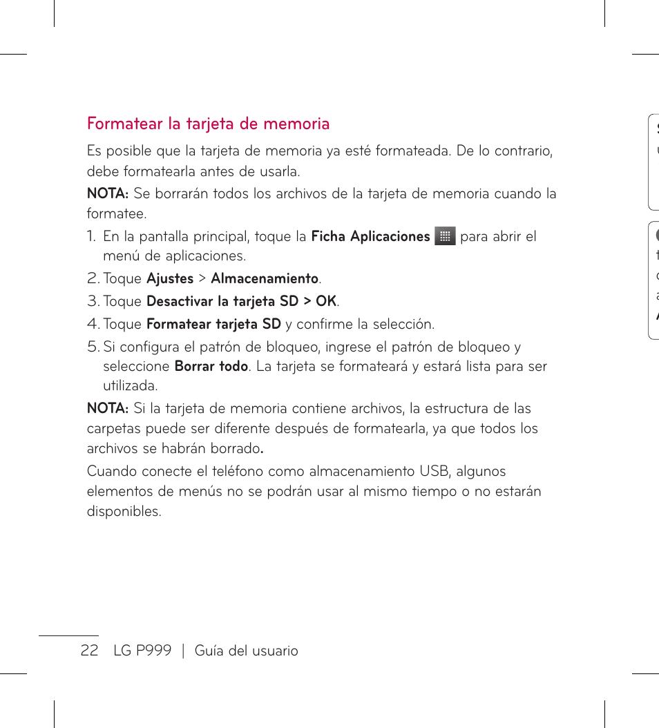 LG LGP999 User Manual | Page 150 / 274