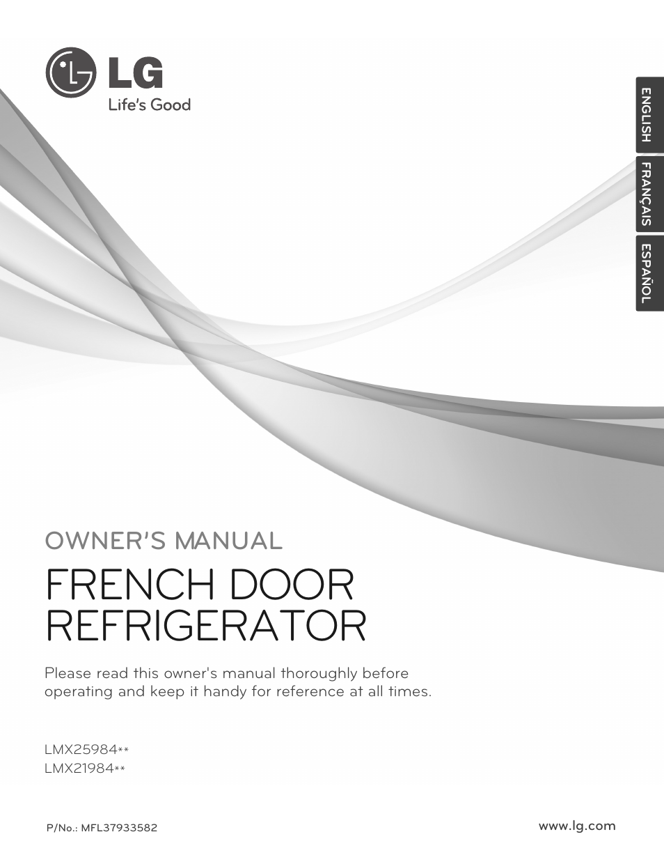 LG LMX25984SB User Manual | 45 pages