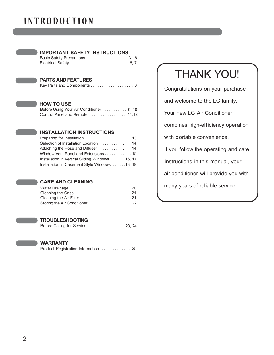 LG LP0814WNR User Manual | Page 2 / 26