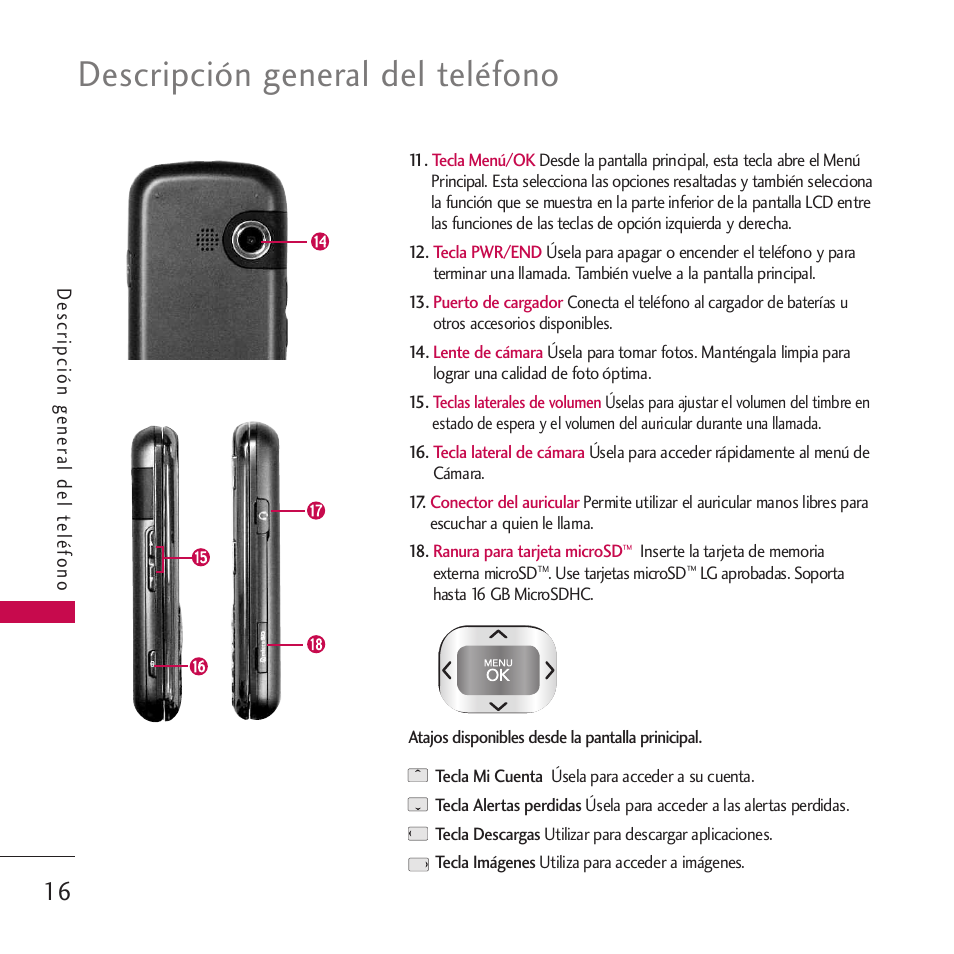 Descripción general del teléfono | LG VM265 User Manual | Page 118 / 205