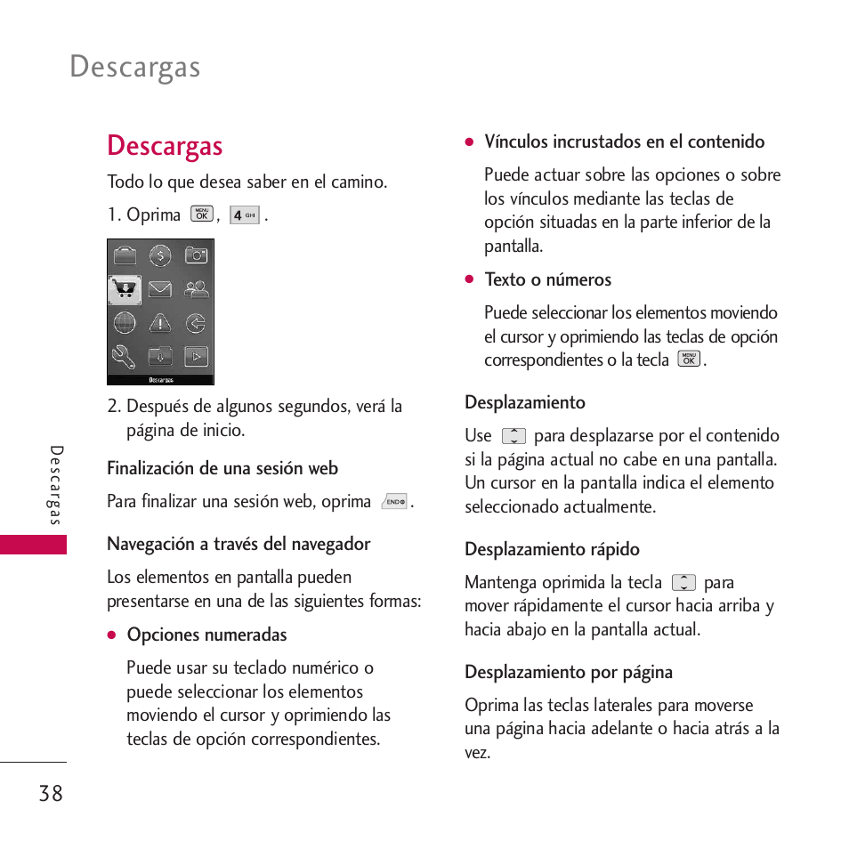 Descargas | LG VM265 User Manual | Page 140 / 205