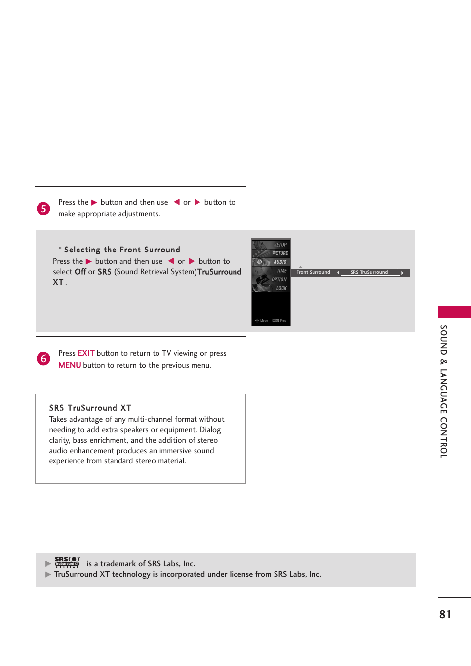 LG 42PB4D User Manual | Page 83 / 132