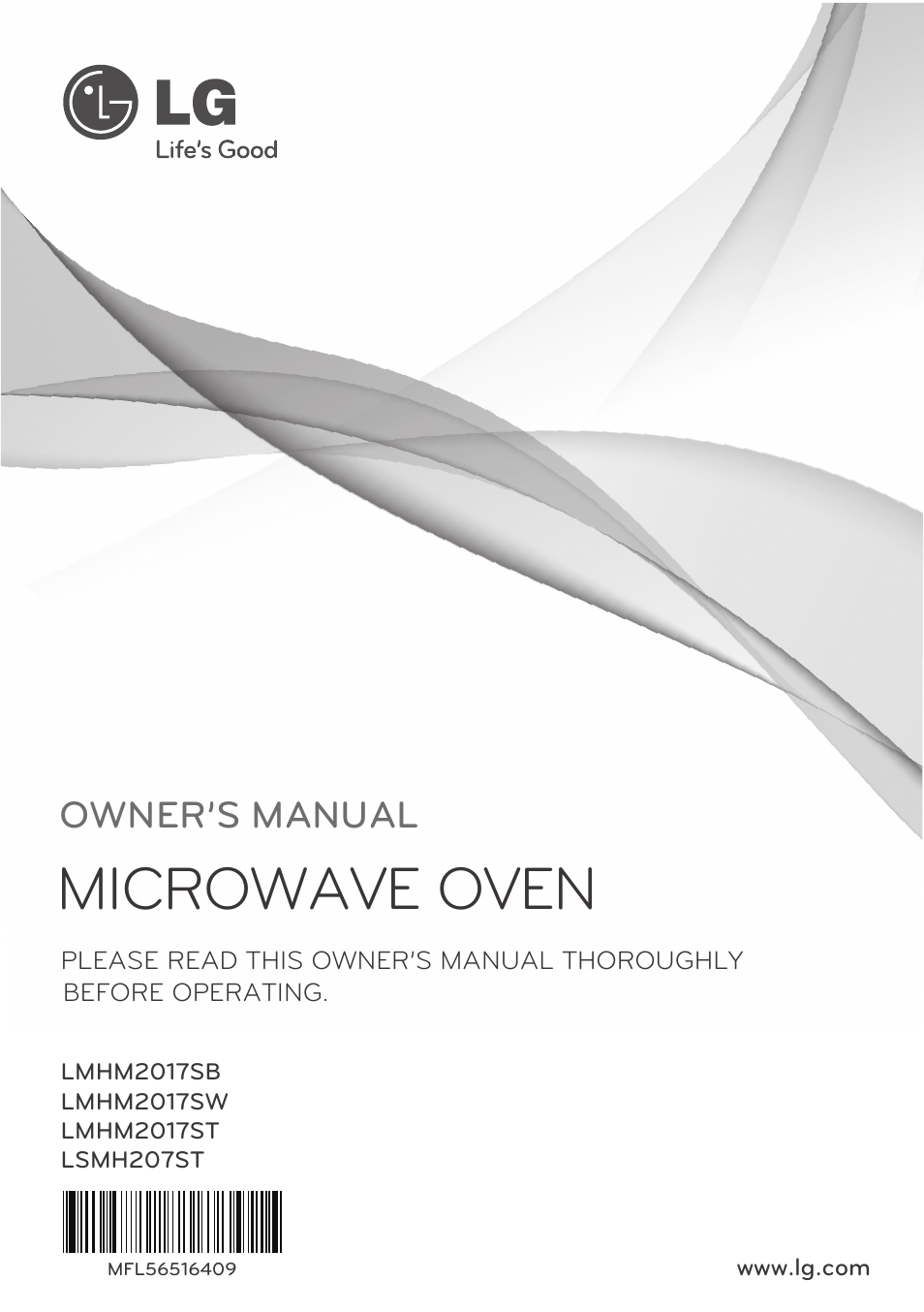 LG LMHM2017SB User Manual | 33 pages