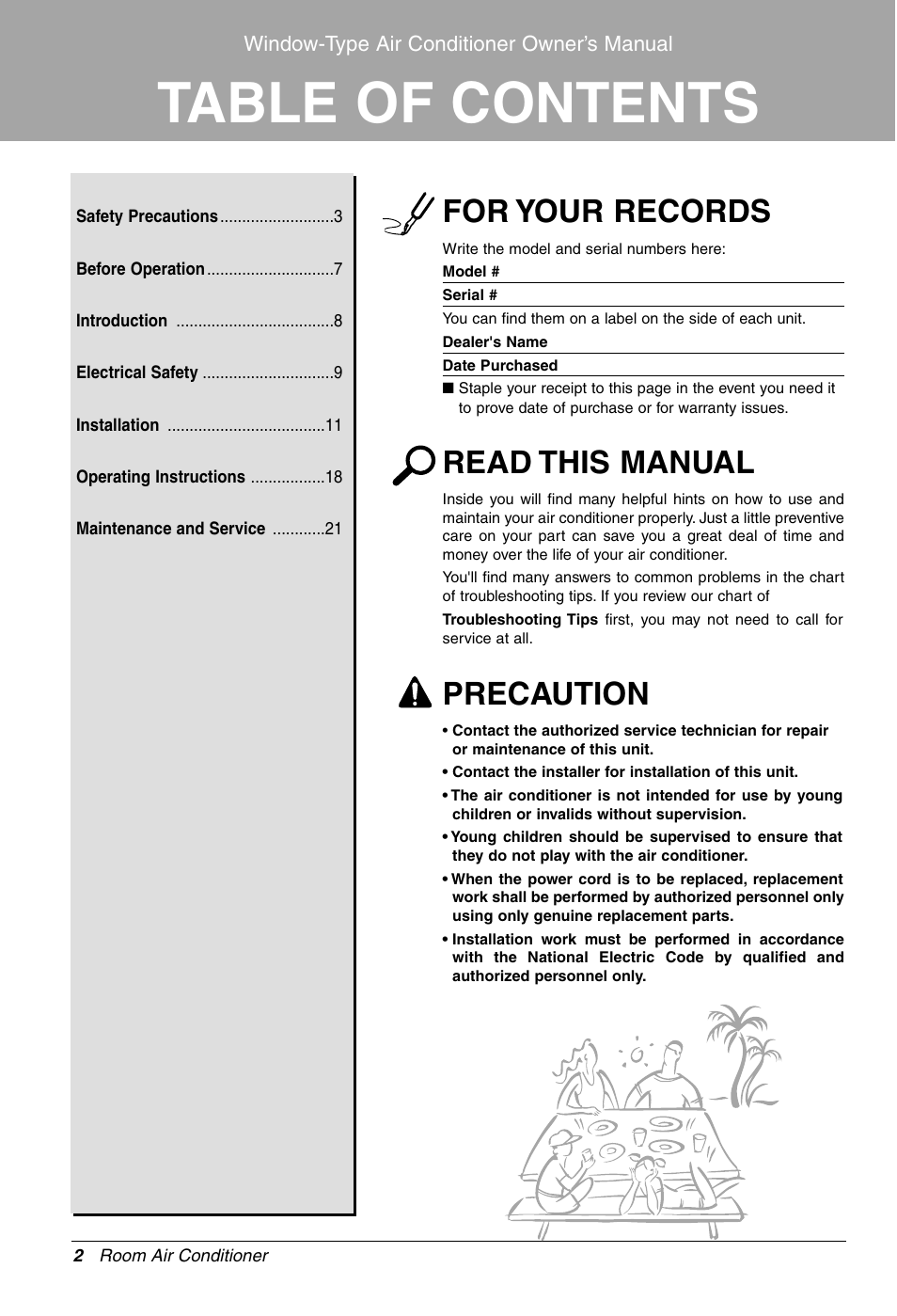 LG LT081CER User Manual | Page 2 / 48