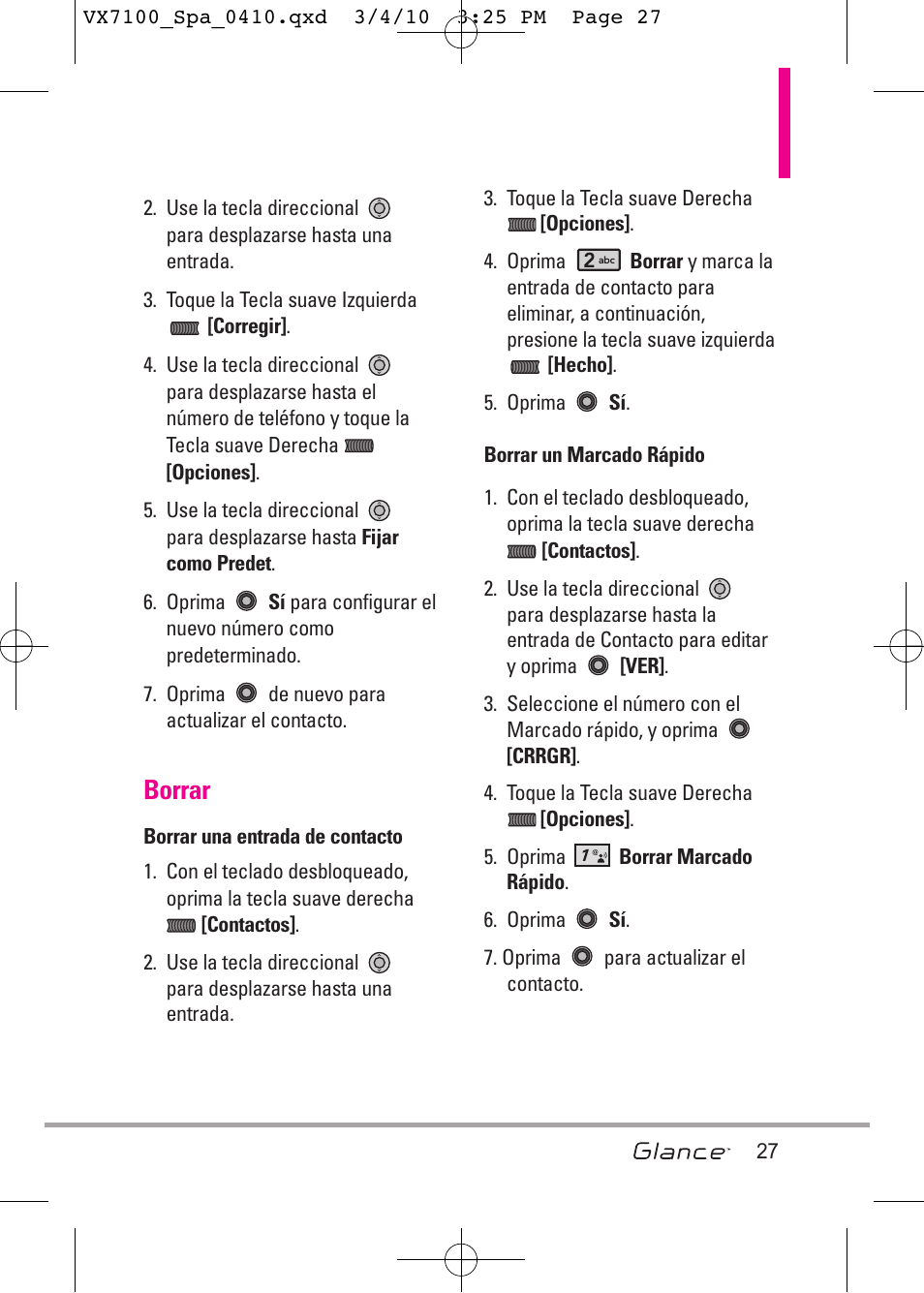 Borrar | LG LGVX7100 User Manual | Page 154 / 260