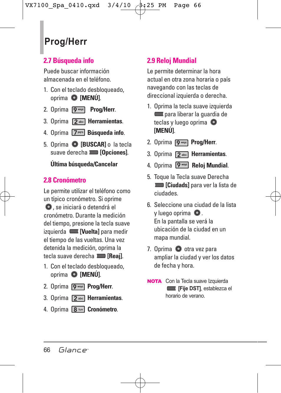 Prog/herr | LG LGVX7100 User Manual | Page 193 / 260