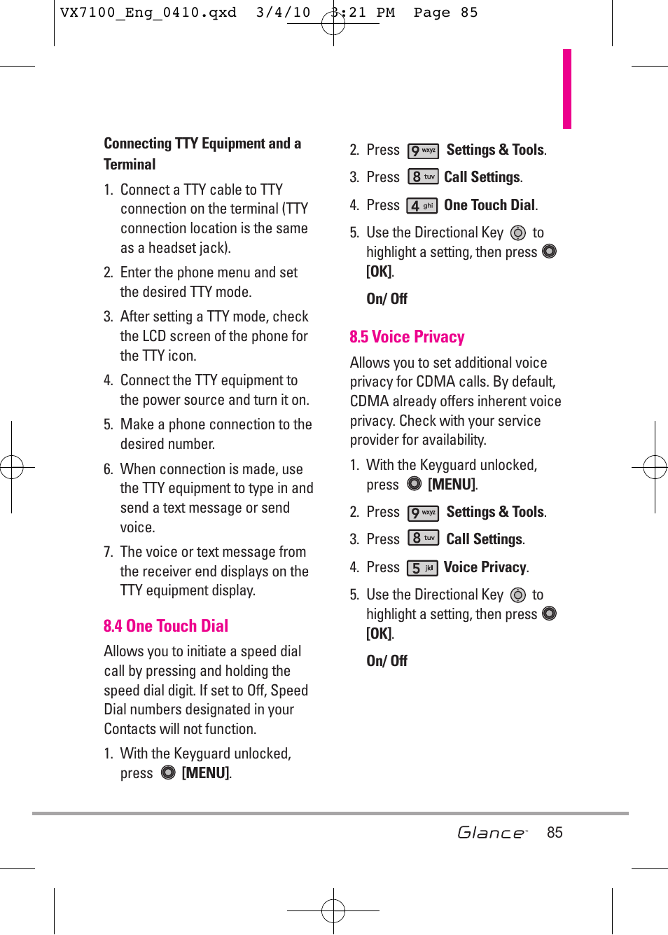 LG LGVX7100 User Manual | Page 87 / 260