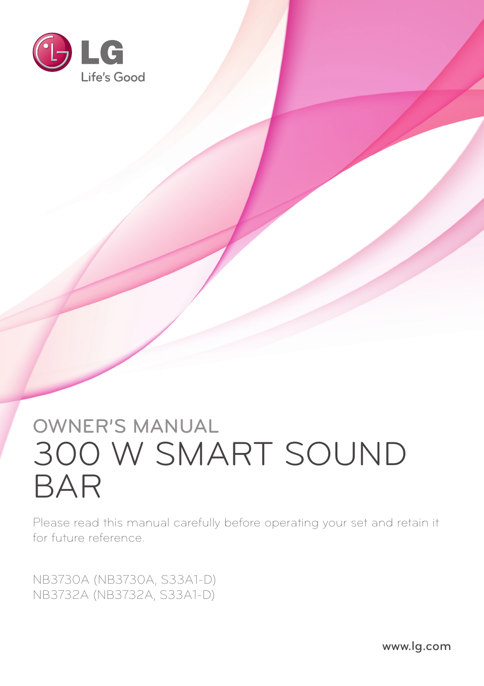 LG NB3730A User Manual | 66 pages