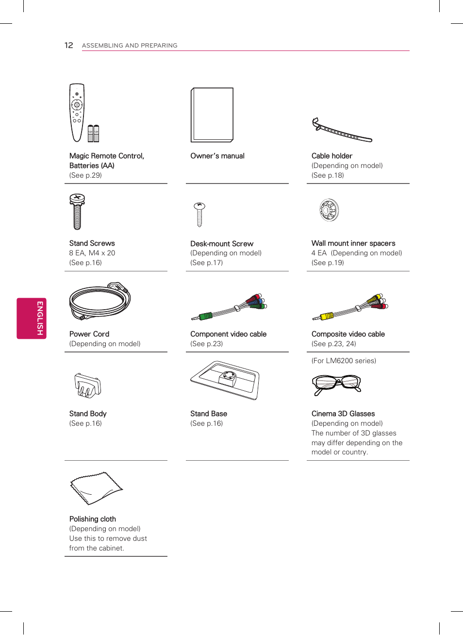 LG 65LM6200 User Manual | Page 12 / 40