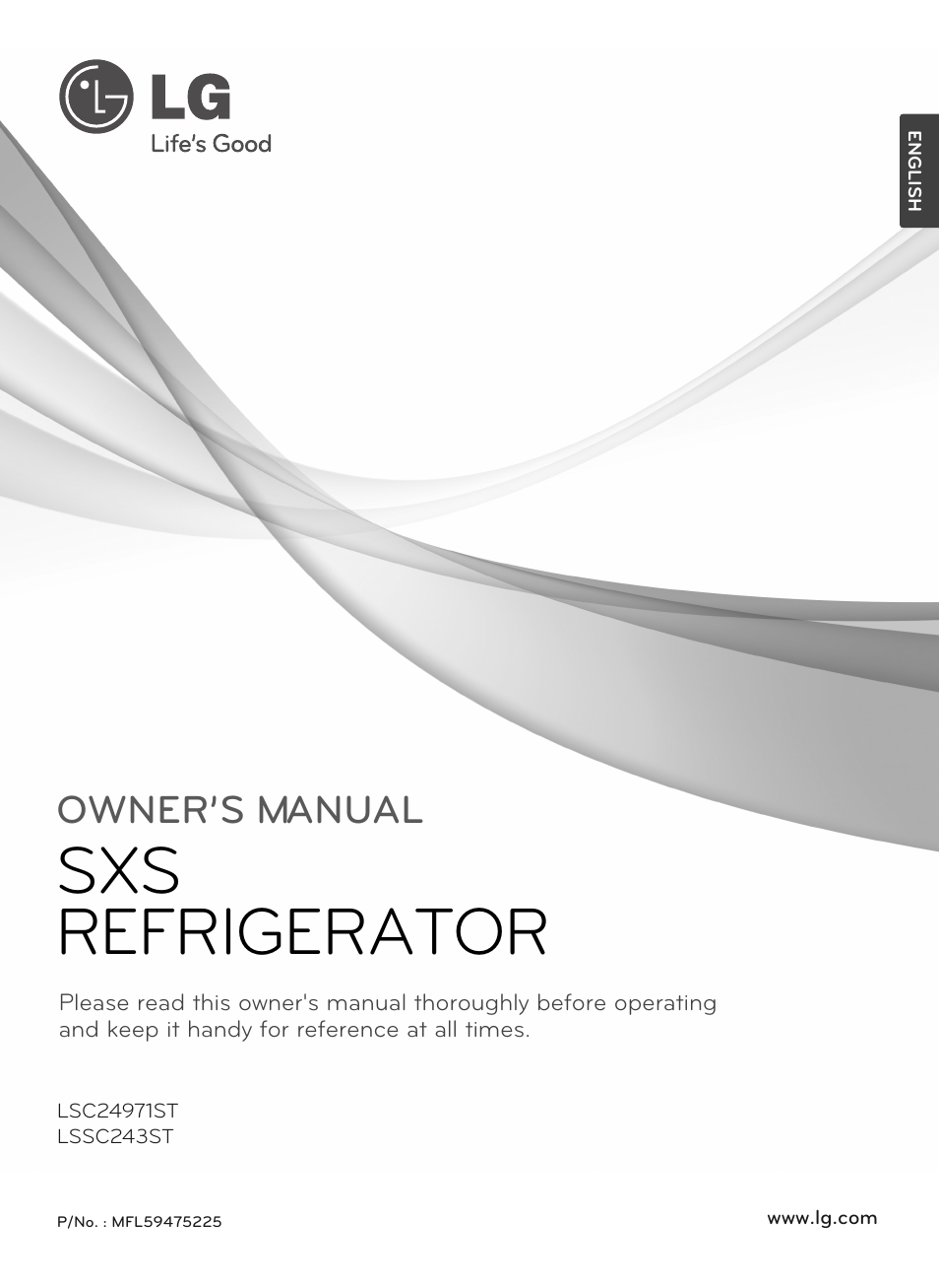 LG LSC24971ST User Manual | 43 pages