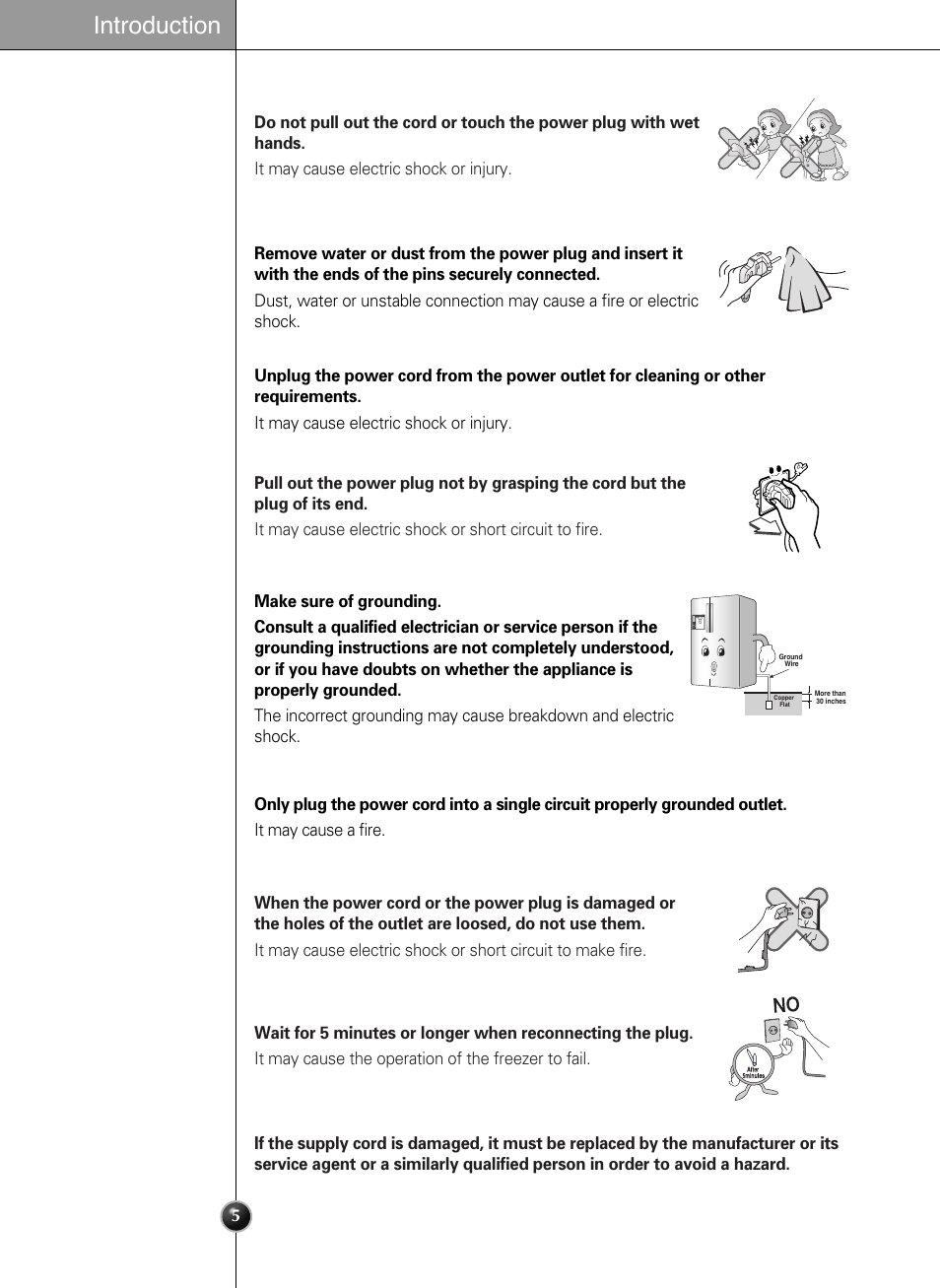 Introduction | LG LSC24971ST User Manual | Page 5 / 43