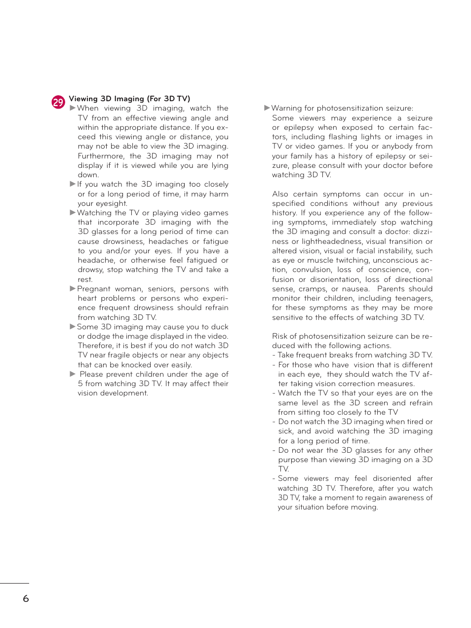LG 32LD550 User Manual | Page 6 / 204