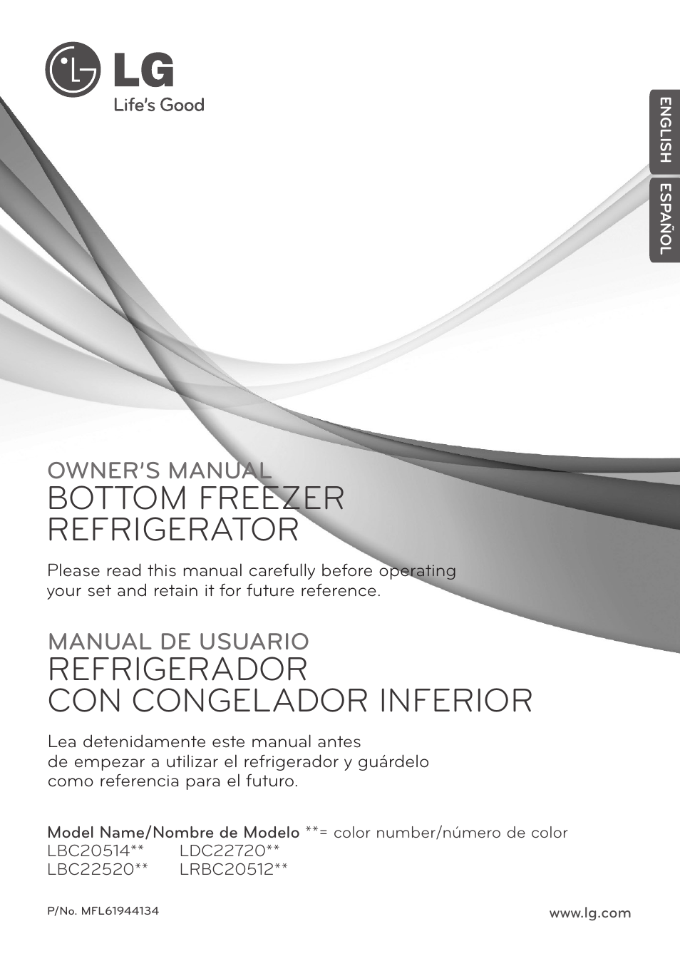 LG LBC20514SW User Manual | 35 pages