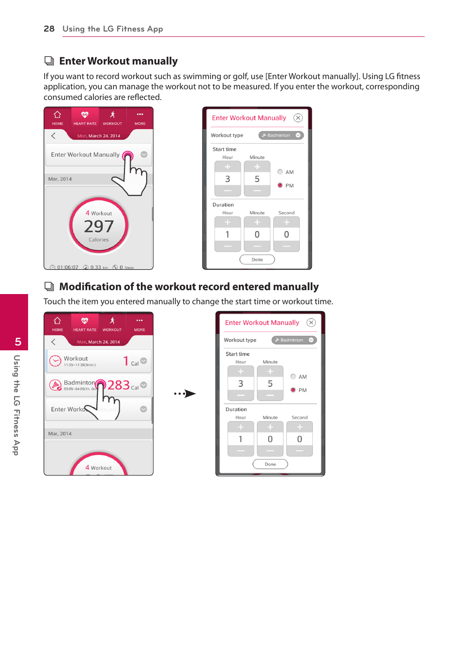 LG FR74 User Manual | Page 28 / 42