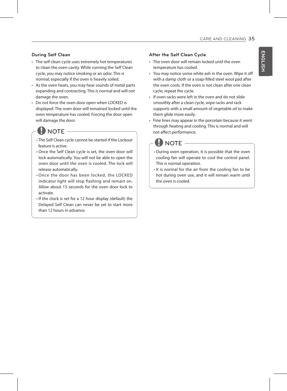 LG LSE3090ST User Manual | Page 35 / 92