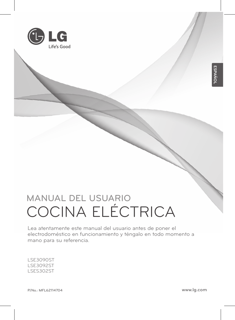 Cocina eléctrica, Manual del usuario | LG LSE3090ST User Manual | Page 45 / 92