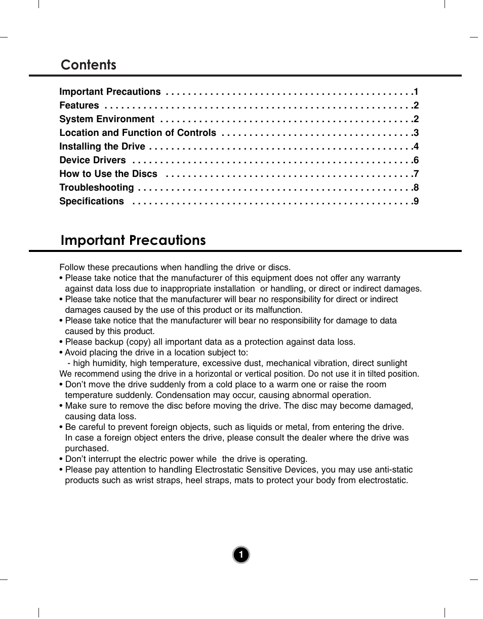 LG GH24NS50 User Manual | Page 4 / 13