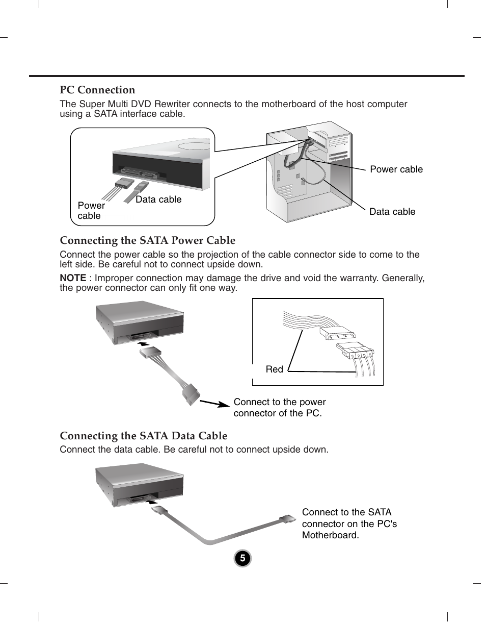LG GH24NS50 User Manual | Page 8 / 13