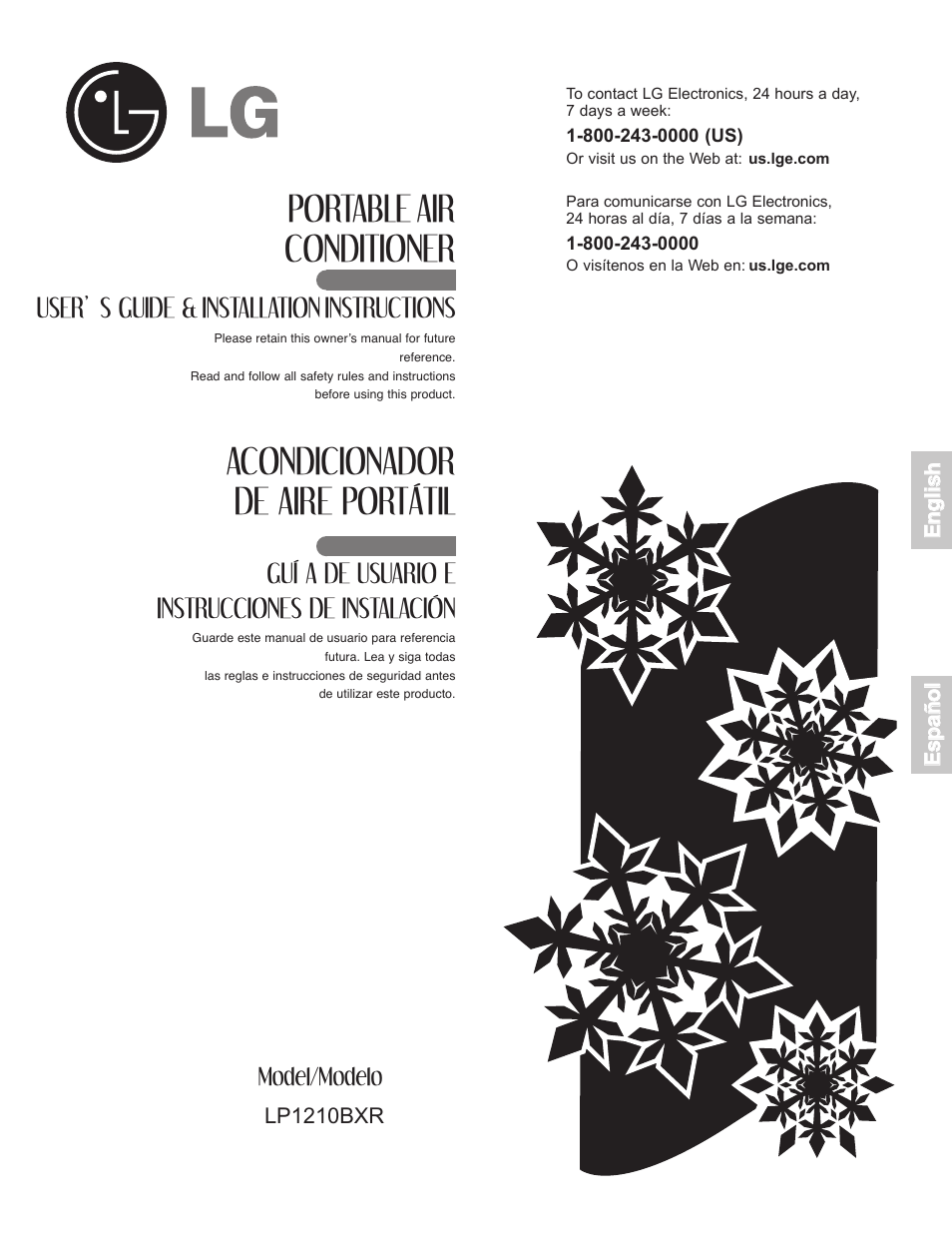 LG LP1210BXR User Manual | 48 pages