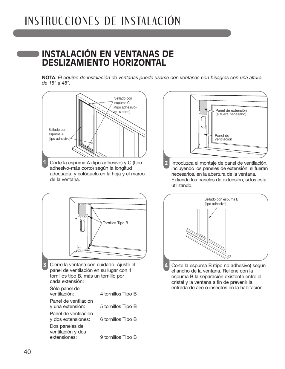 LG LP1210BXR User Manual | Page 40 / 48