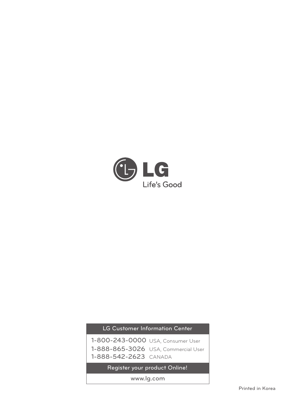 LG LMVH1750ST User Manual | Page 49 / 49