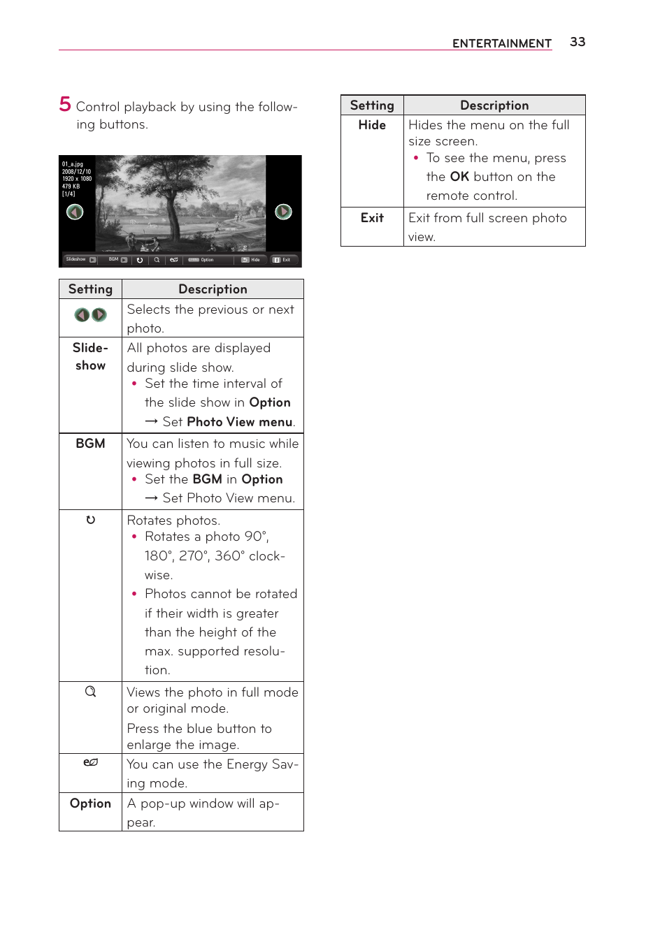 LG PB60G User Manual | Page 33 / 59