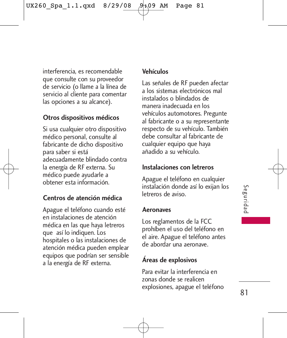 LG LGUX260PW User Manual | Page 194 / 231