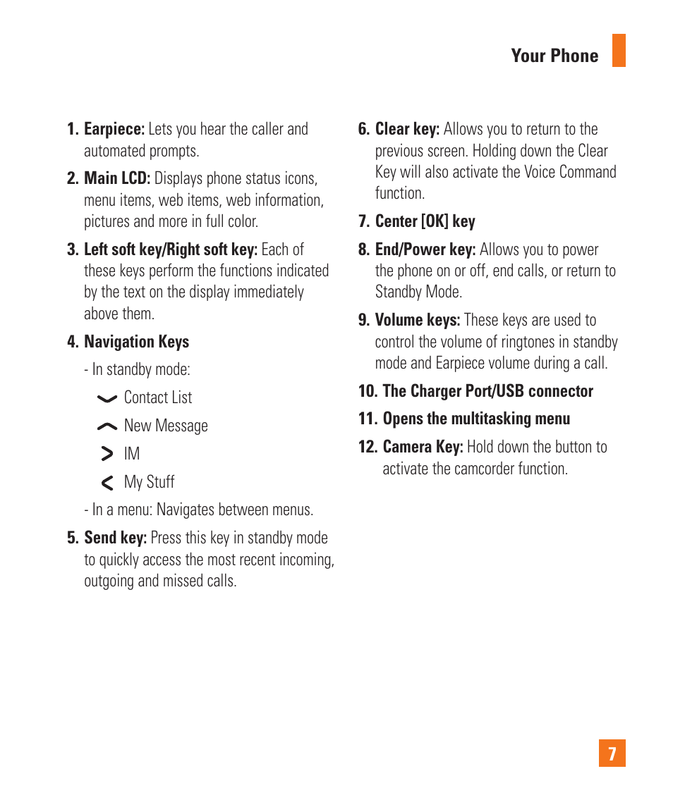 LG GD710 User Manual | Page 11 / 131
