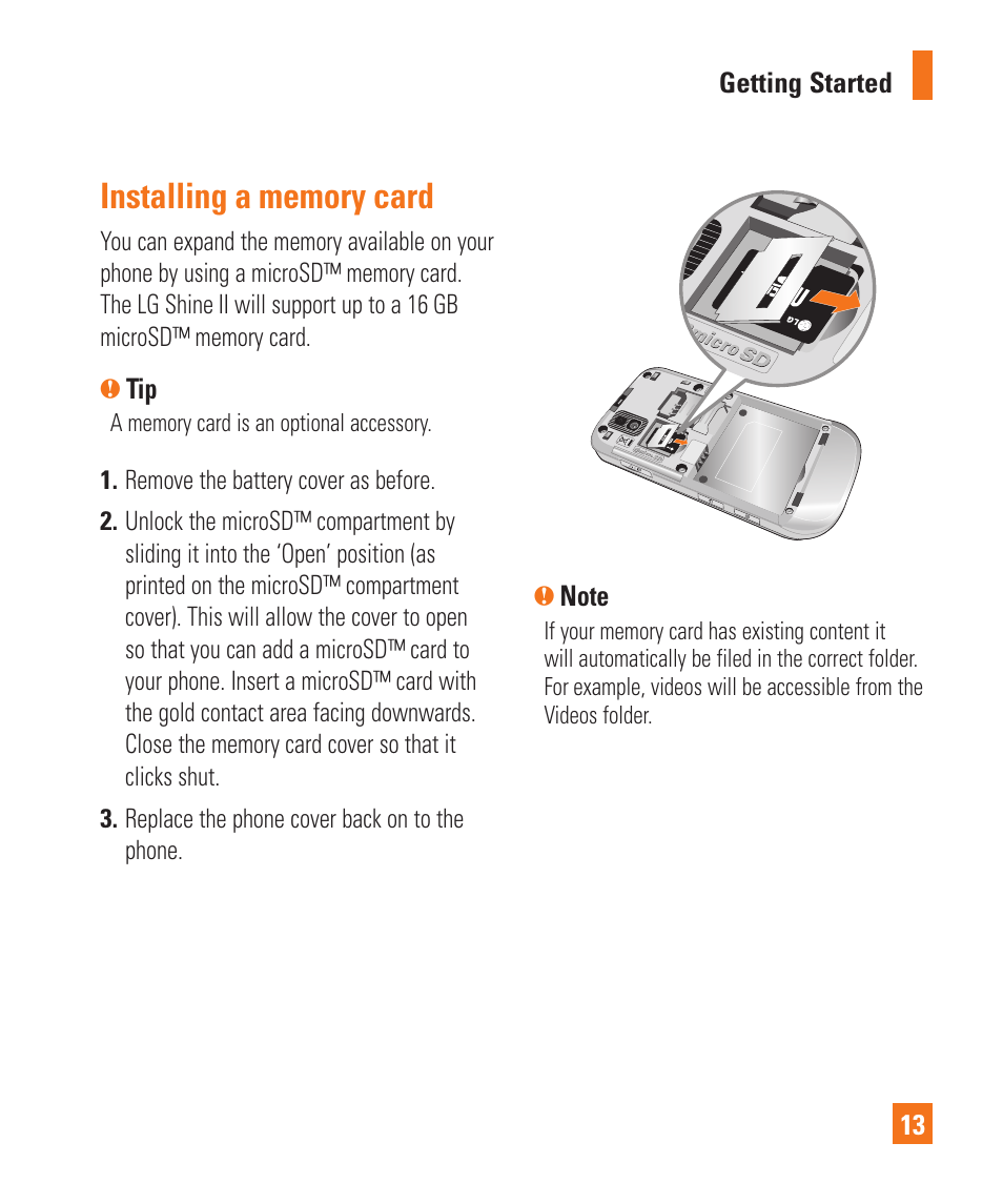 LG GD710 User Manual | Page 17 / 131