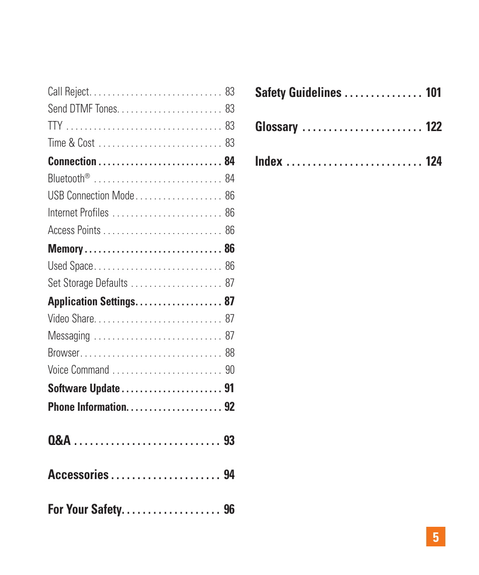 LG GD710 User Manual | Page 9 / 131