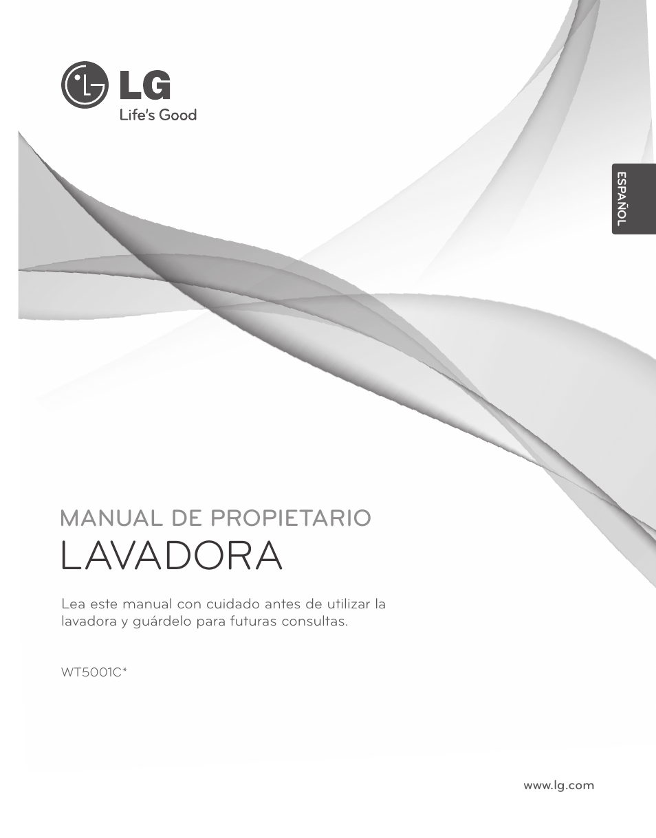 Lavadora, Manual de propietario | LG WT5001CW User Manual | Page 35 / 68