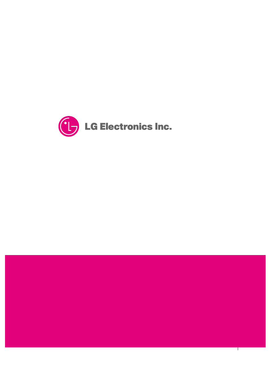 LG TM9040W User Manual | Page 26 / 26