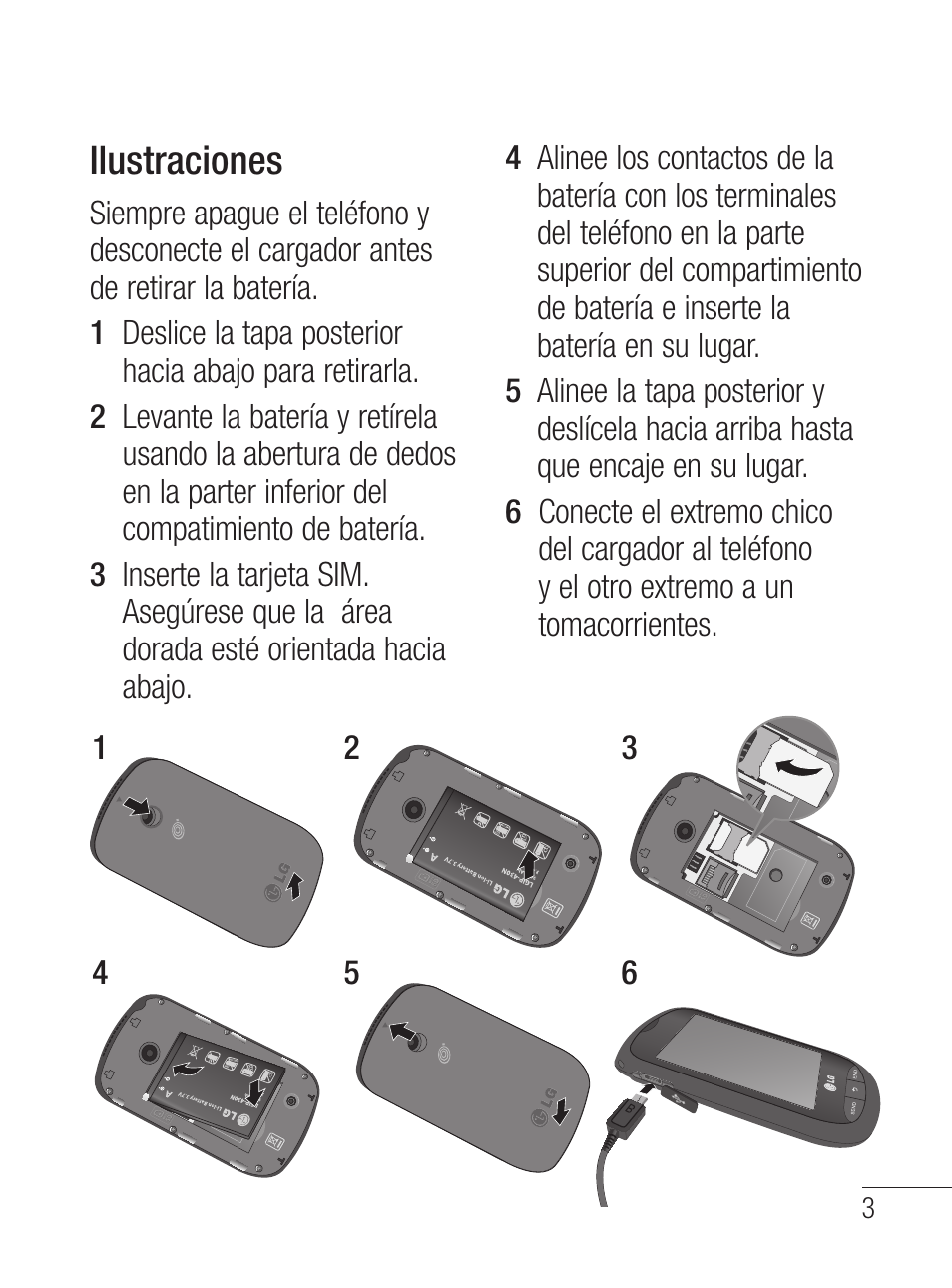 Ilustraciones | LG LG800G User Manual | Page 58 / 118