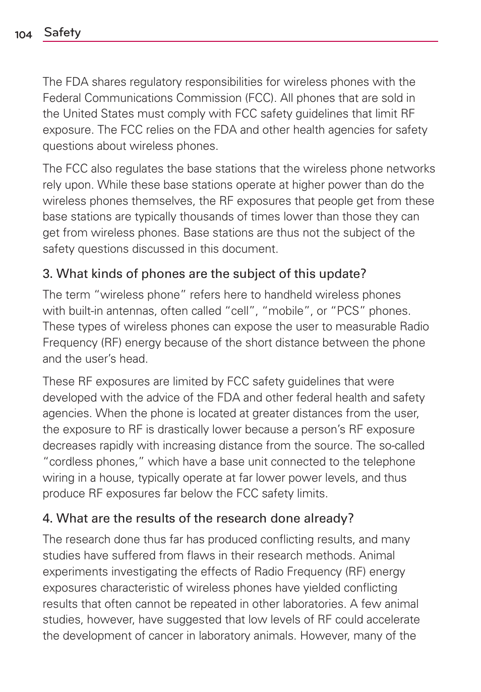 LG LG870 User Manual | Page 104 / 117