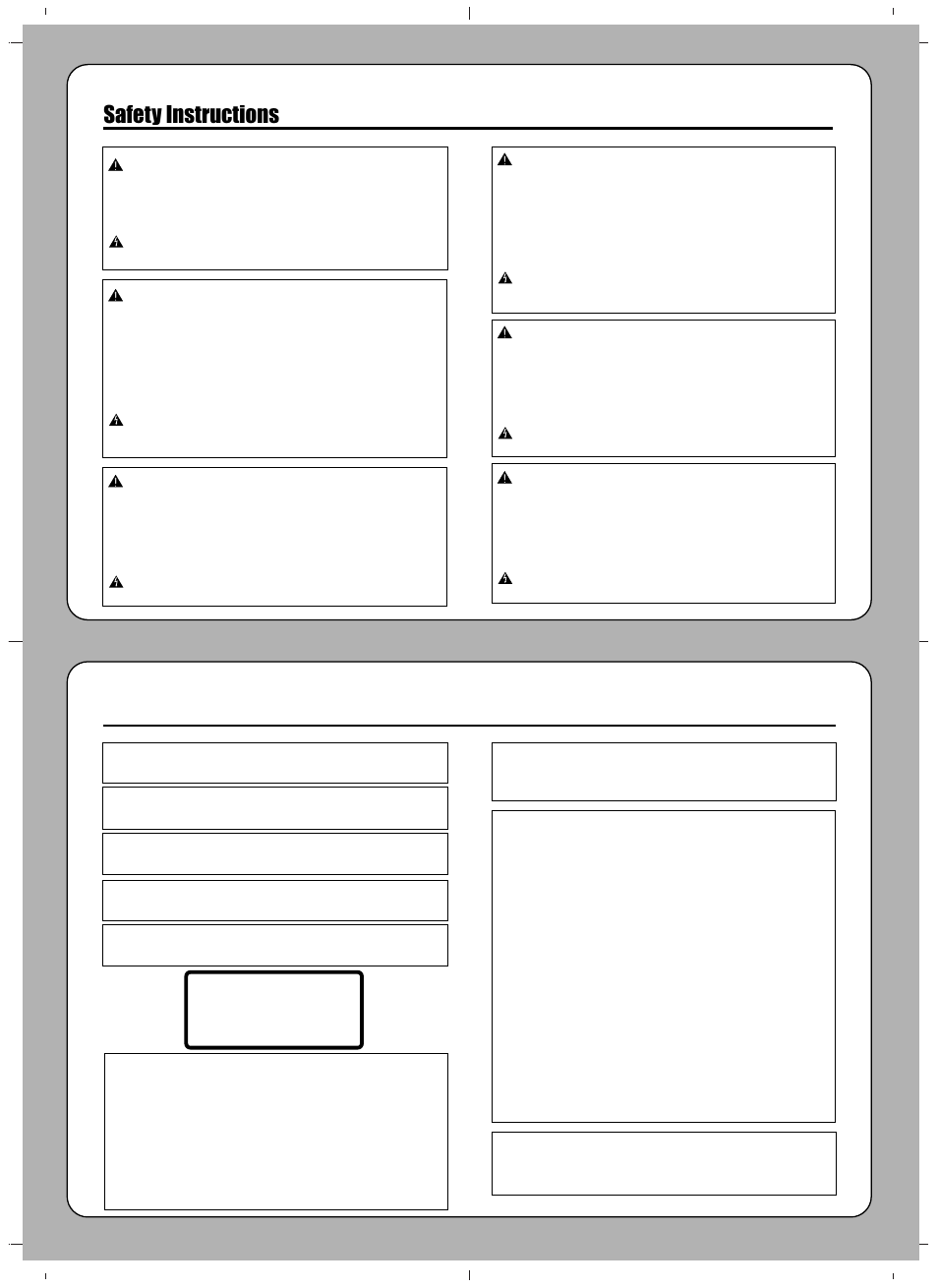 Safety instructions | LG GE20LU11 User Manual | Page 4 / 4
