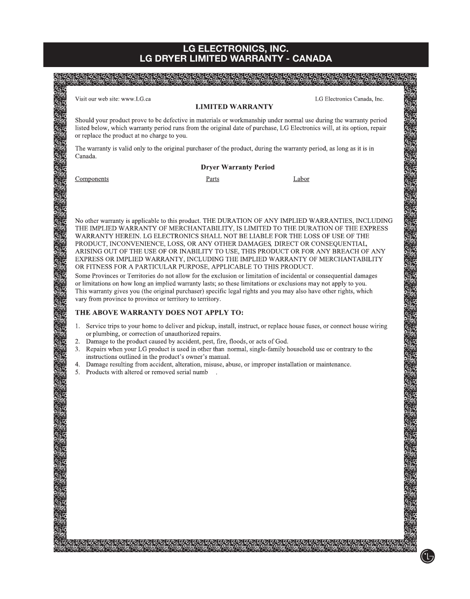 LG DLGX2502W User Manual | Page 45 / 134