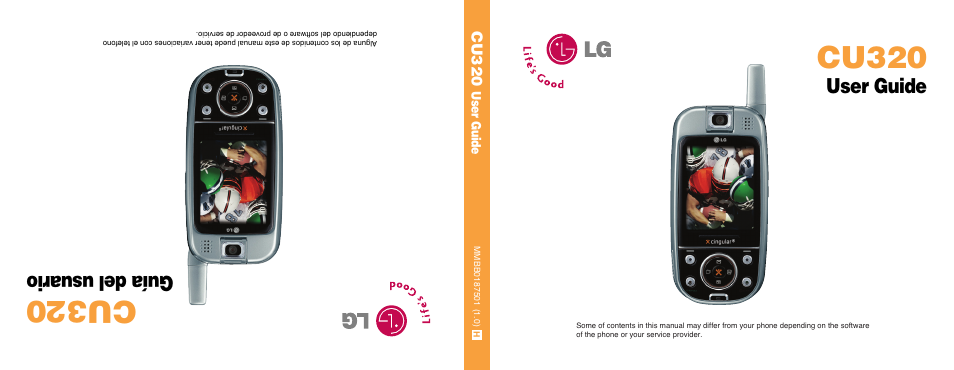 LG CU320 User Manual | 206 pages