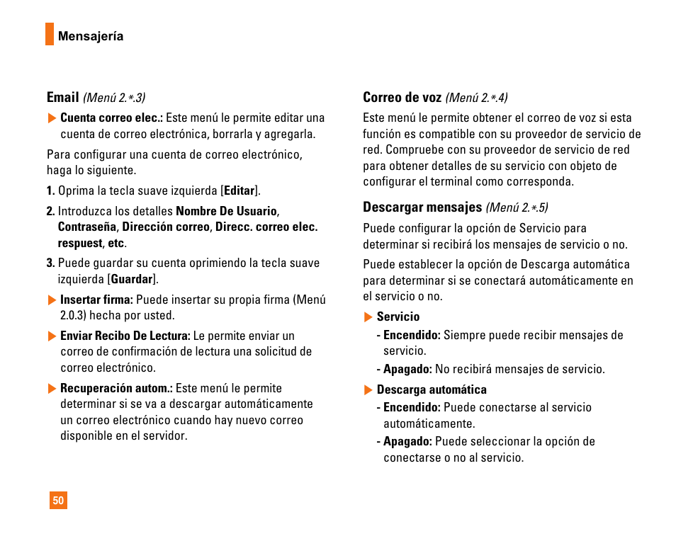 LG CU320 User Manual | Page 152 / 206