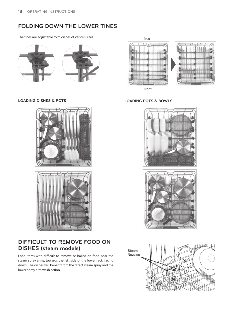 LG LDS5774ST User Manual | Page 18 / 104