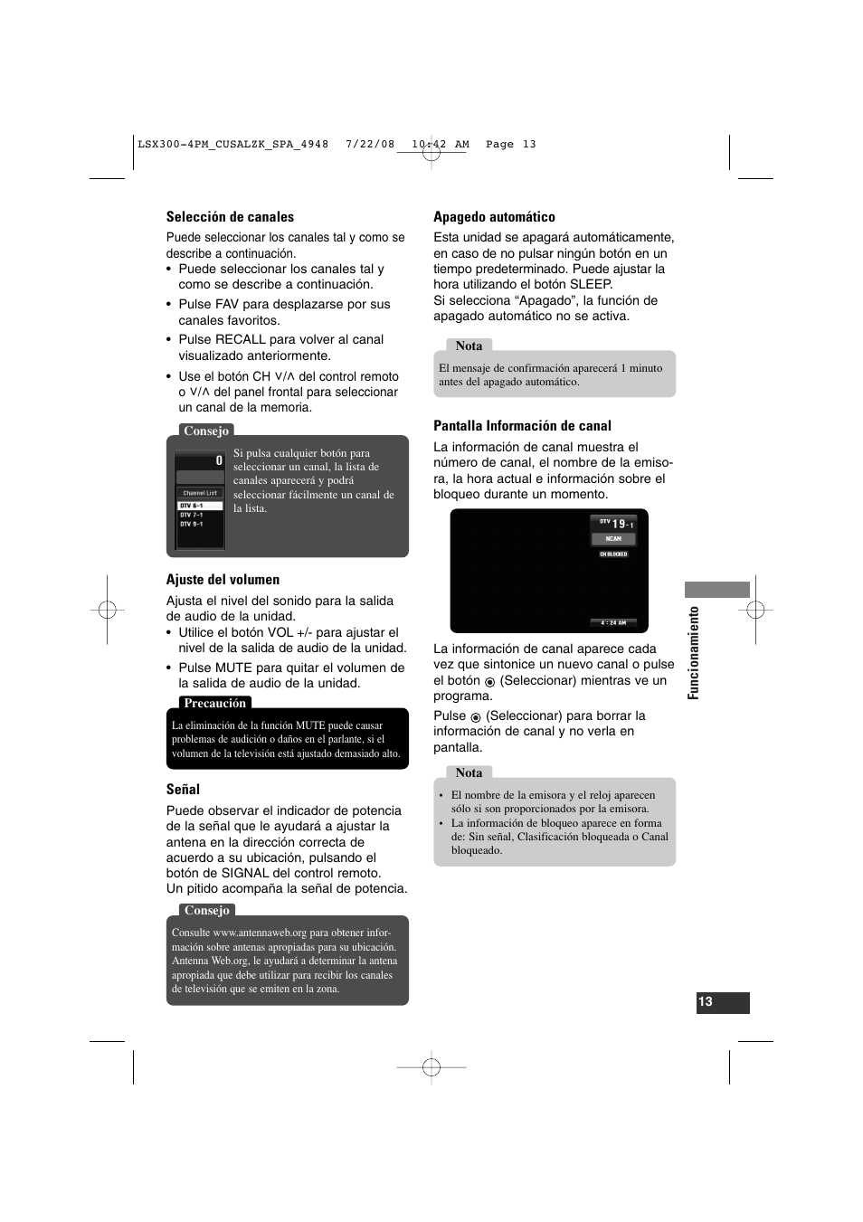 LG DTT901 User Manual | Page 31 / 36