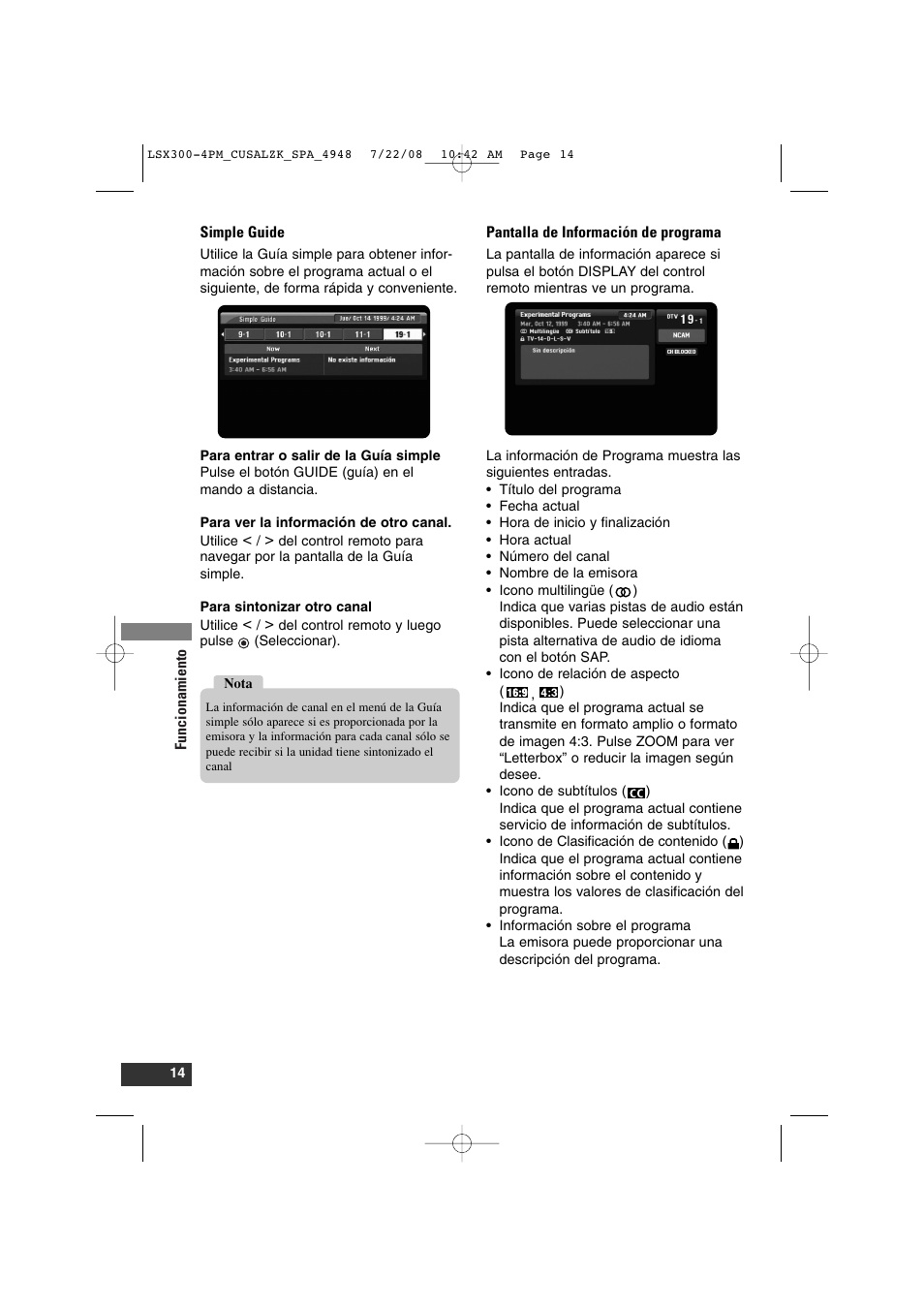 LG DTT901 User Manual | Page 32 / 36