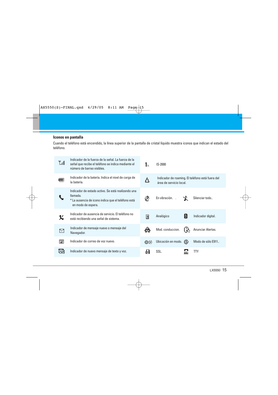 LG LGAX5550 User Manual | Page 102 / 174