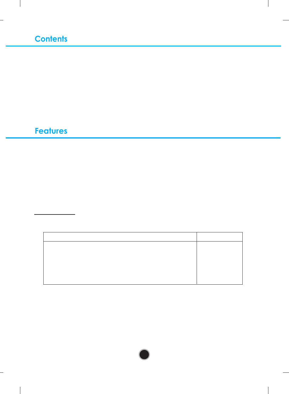 Contents features | LG BH14NS40 User Manual | Page 4 / 16