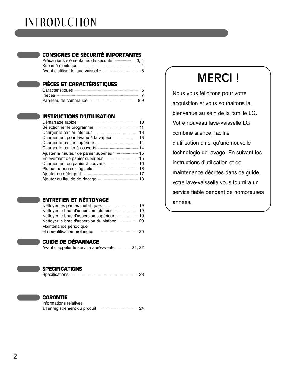 Merci | LG LSDF995ST User Manual | Page 54 / 80